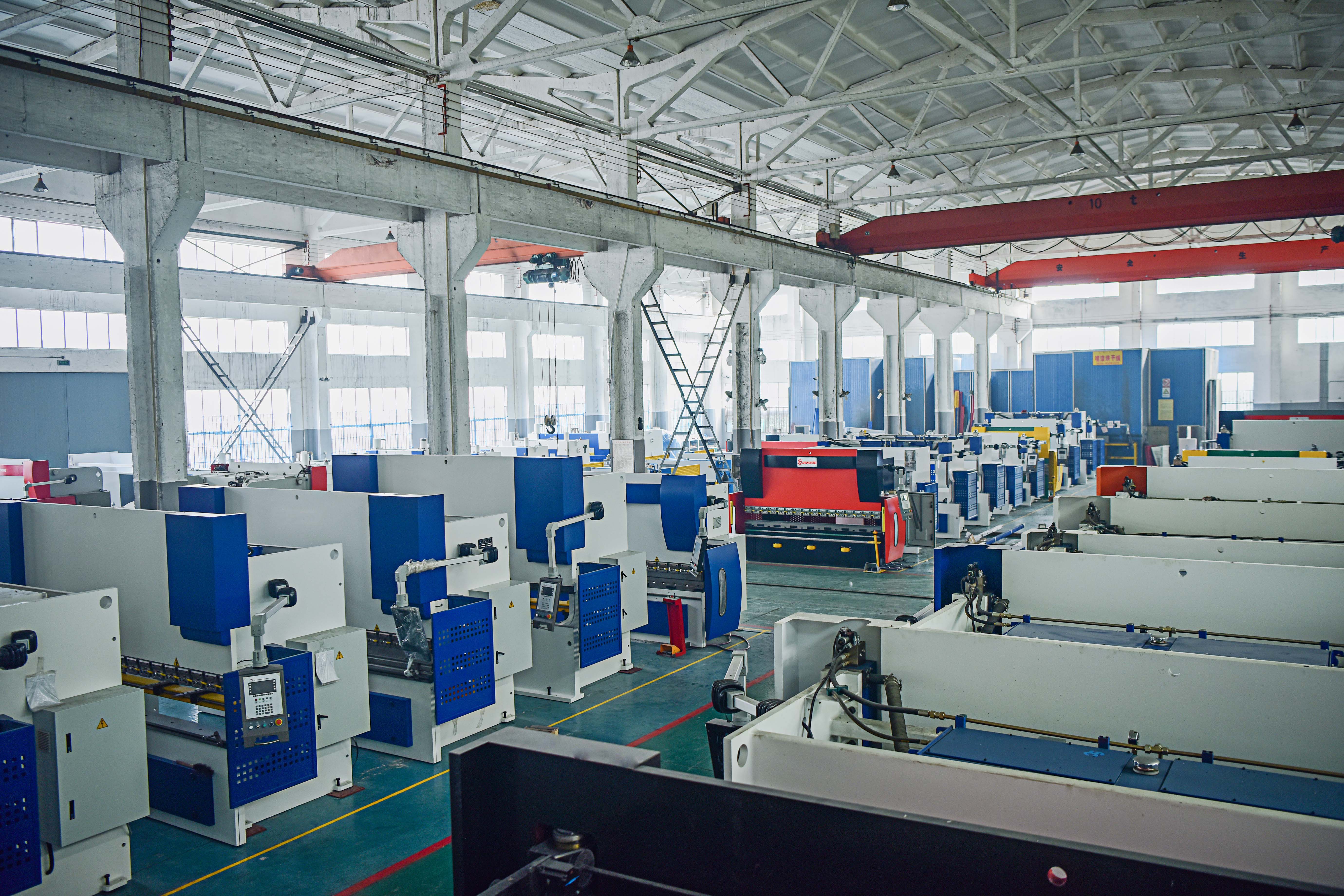 hydraulic bending machines manufacturing factory workshop